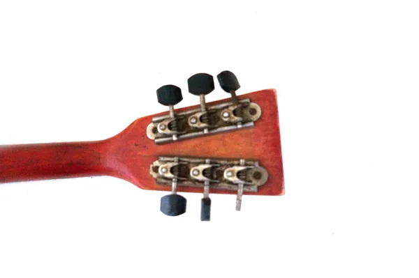 Guitarra acústica headstock imagem — Fotografia de Stock