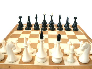 Satranç. Satranç kümesi. Satranç tahtası. Siyah ve beyaz satranç. SAP kafası stok görüntü