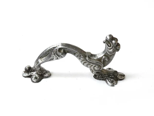Antika kapı kolu, vintage kapı kolu, kapı mobilya, aslan kapı kolu, sap kafası stok görüntü