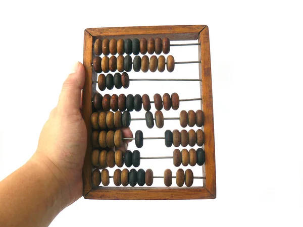 Old Abacus Wooden Abacus Vintage Abacus Headstock Stock Image — Stock Photo, Image