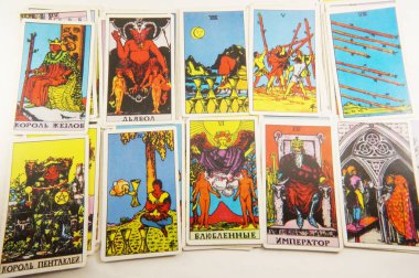 Oyun kartları, Fortune-söylemek kartlar, oyun, Board oyunu, kartlar, çizim, kağıt, resimler, Vintage, Sovyet Vintage, Sovyet kartları, kağıt kartları, kart kartları, harita görüntüsü