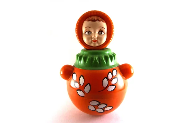 Roly Poly Doll Roly Poly Vintage Toy Roly Poly Toy — Stock Photo, Image