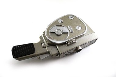 Video kamera, eski video fotoğraf makinesi, Sovyet video kamera, Sovyet vintage, vintage video kamera, video cihazı, cihazları, gri, siyah, beyaz arka plan, yakın çekim