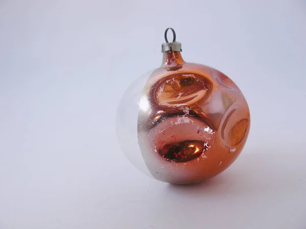 Weihnachtsspielzeug Glasspielzeug Glas Dekoratives Glas Neues Jahr Weihnachten Weihnachtsbaum Weihnachtskugel — Stockfoto