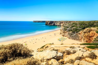 Beliche Plajı Sagres, Saint Vincent Cape, Portekiz