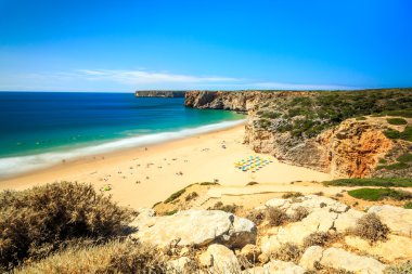 Beliche Plajı Sagres, Saint Vincent Cape, Portekiz