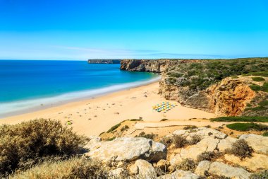 Beliche Plajı Sagres, Saint Vincent Cape, Portekiz