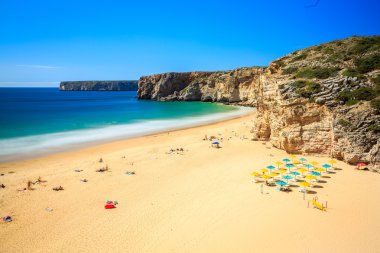Beliche Plajı Sagres, Saint Vincent Cape, Portekiz