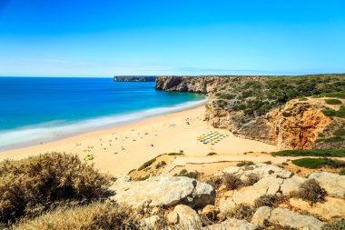 Beliche Plajı Sagres, Saint Vincent Cape, Portekiz