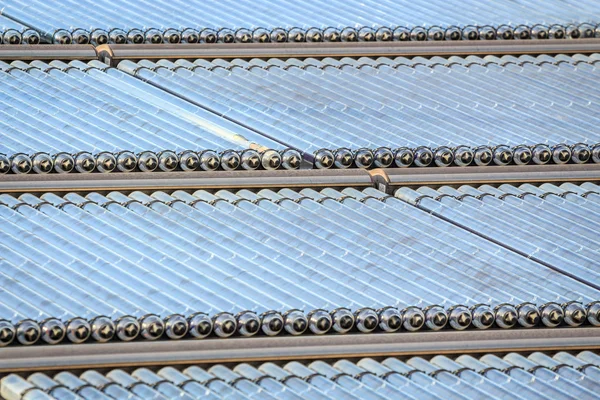 Painéis solares de água — Fotografia de Stock