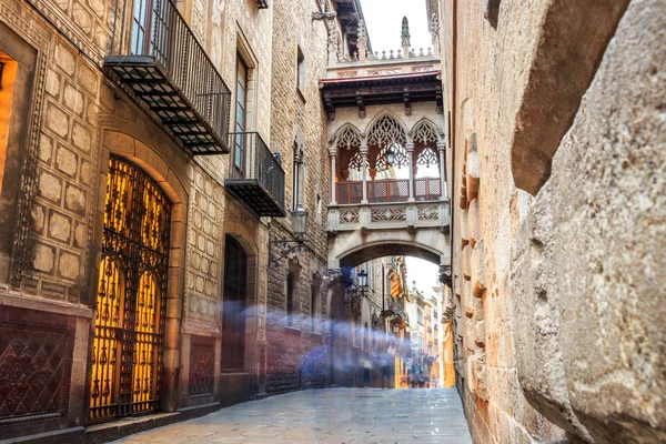 Barri Gotic quartier de Barcelone, Espagne — Photo