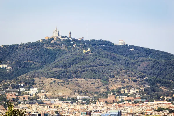스페인 바르셀로나 티비 다 보 언덕 — 스톡 사진