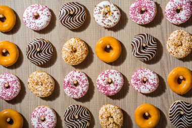 Lezzetli, renkli donut