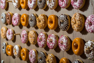 Lezzetli, renkli donut