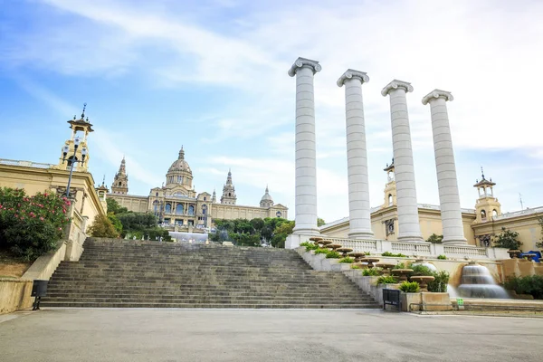 Kataloniens nationella konstmuseum, Barcelona, Spanien — Stockfoto