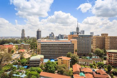 Nairobi cityscape - Kenya sermaye şehir