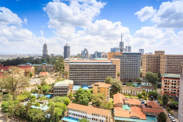 Nairobi városkép - tőke város Kenya — Stock Fotó