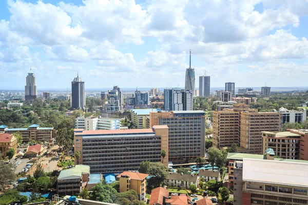 Найробі міський пейзаж - столиці місто Кенії — стокове фото