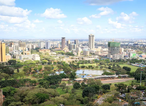 Nairobi stadsgezicht - hoofdstad stad van Kenia — Stockfoto