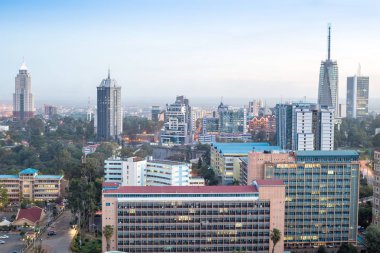 Nairobi cityscape - Kenya sermaye şehir