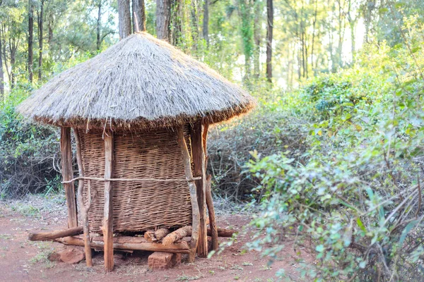Traditionele graanschuur van Keniaanse volk — Stockfoto