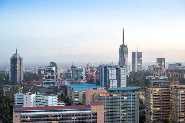 Nairobi stadsgezicht - hoofdstad stad van Kenia — Stockfoto