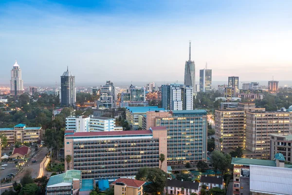 Nairobi cityscape - capital city of Kenya — Stock Photo, Image