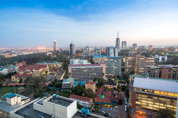 Nairobi cityscape - Kenian pääkaupunki — kuvapankkivalokuva