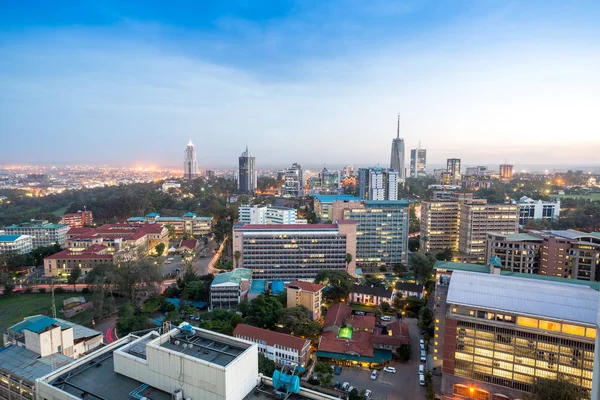 Найробі міський пейзаж - столиці місто Кенії — стокове фото