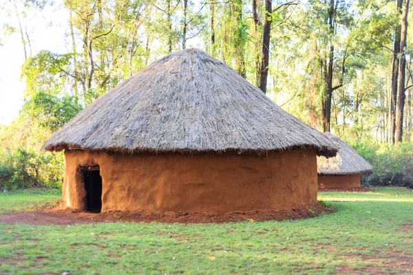 Traditional, tribal house of Kenyan people Royalty Free Stock Images