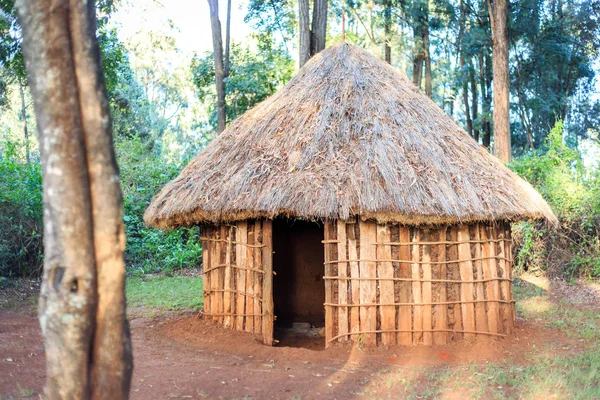 Traditional, tribal house of Kenyan people Stock Image