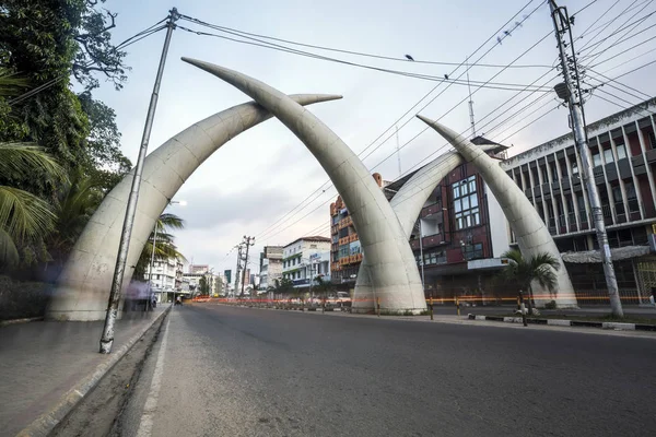 Stadtzentrum von mombasa, Kenia — Stockfoto