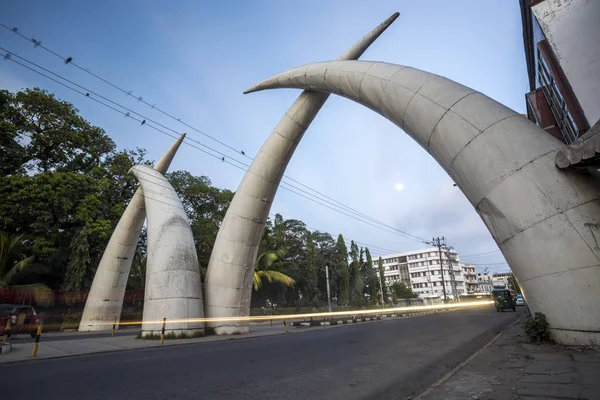 Centro città di Mombasa, Kenya — Foto Stock