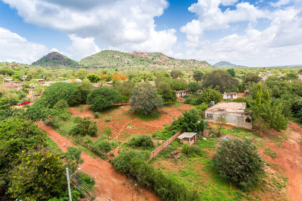 Town of Voi panorama, Kenya