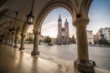 Pazar Meydanı, Krakow, Polonya, Europe