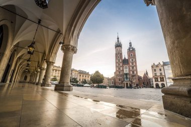 Pazar Meydanı, Krakow, Polonya, Europe