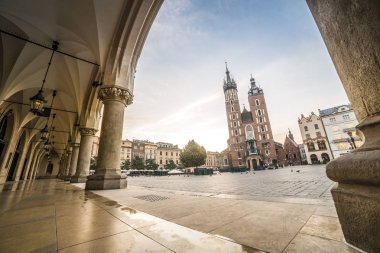 Pazar Meydanı, Krakow, Polonya, Europe
