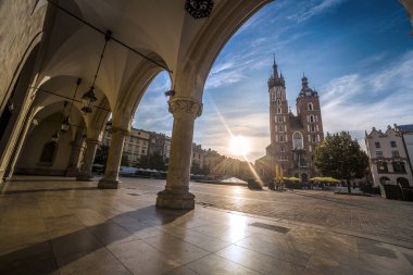 Pazar Meydanı, Krakow, Polonya, Europe