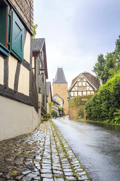 Muralla prusiana tradicional en la arquitectura en Alemania —  Fotos de Stock