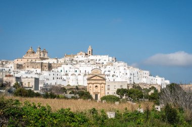 Beyaz Şehir Ostuni panorama, İtalya