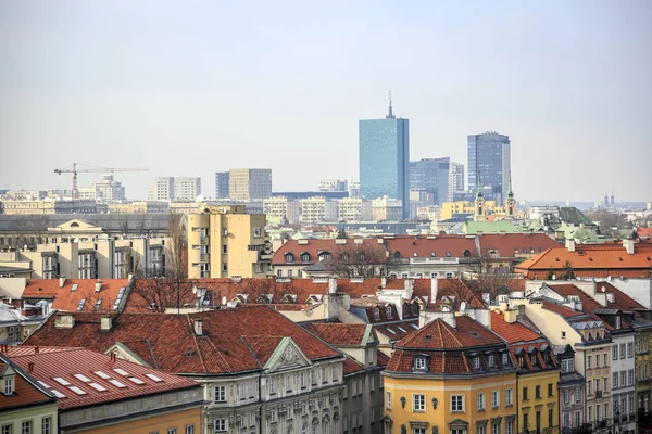Varsóvia centro da cidade, Polônia — Fotografia de Stock