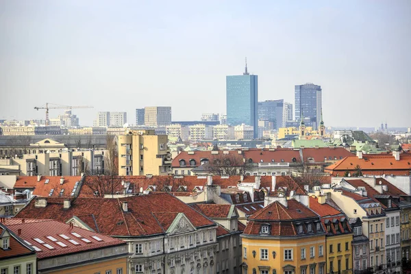 Centrum Warszawa, Polska — Zdjęcie stockowe