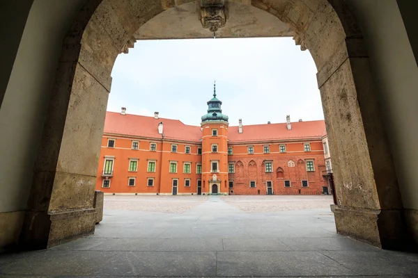 Royal Castle i Warszawa - hovedstad i Polen – stockfoto