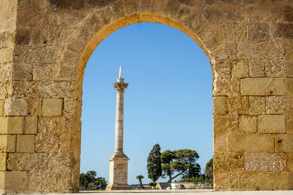 Monumento per santuario a Leuca, Puglia, Italia — Foto Stock
