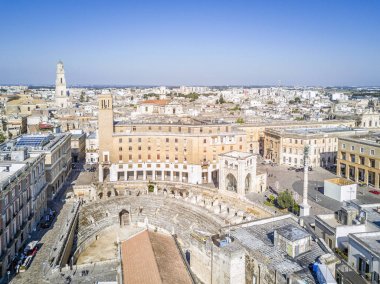 Lecce, Puglia, İtalya'nın tarihi kent merkezi