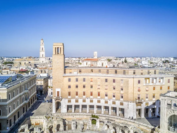 Lecce, Puglia, İtalya'nın tarihi kent merkezi — Stok fotoğraf