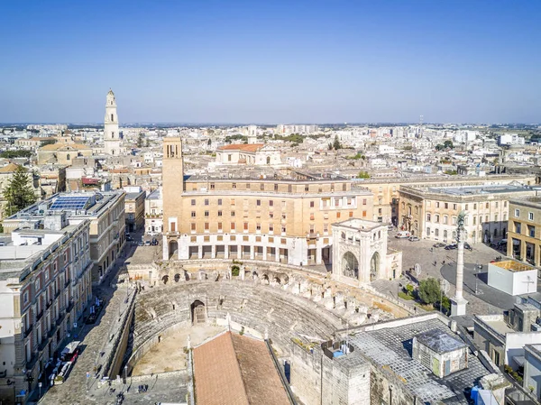 Historische centrum van Lecce, Puglia, Italië — Stockfoto