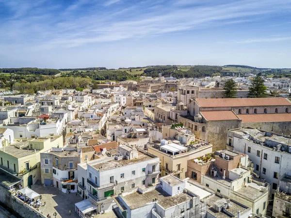 Otranto s aragonským hradem, Apulie, Itálie — Stock fotografie