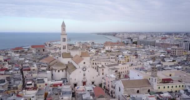 Casco antiguo de Bari, Puglia, Italia — Vídeo de stock