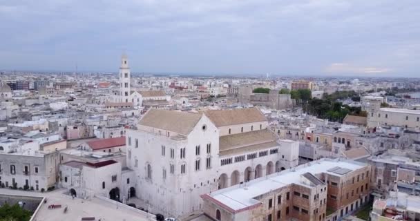 Bari, Puglia, İtalya'nın eski şehir — Stok video